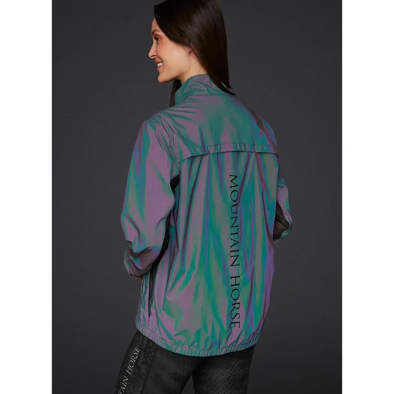 Mountain Horse Ladies Mimic Reflective Jacket - Grey-3